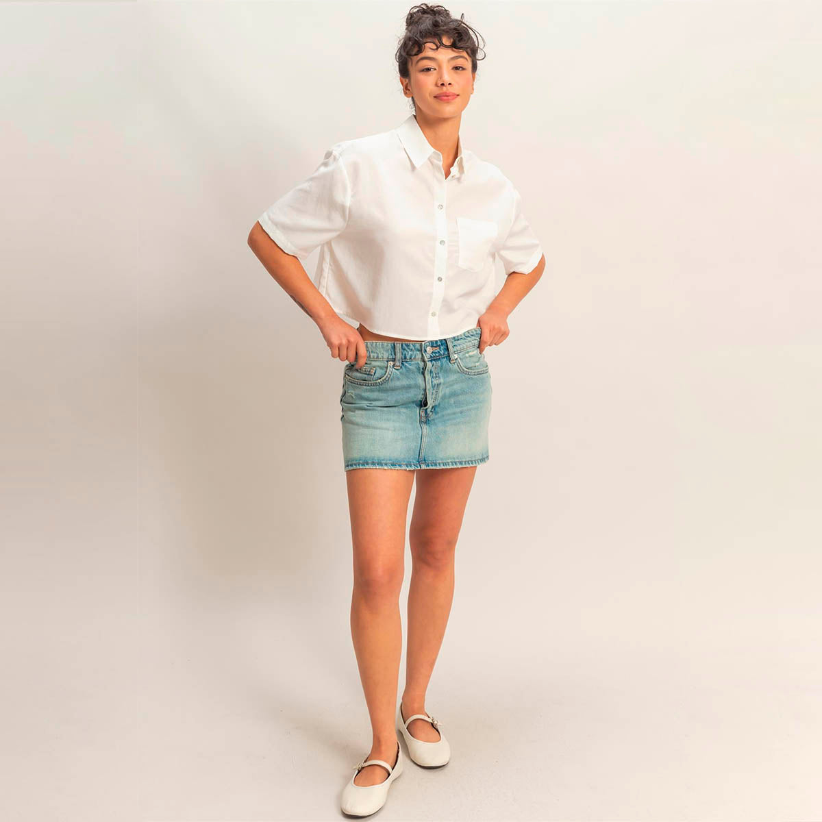 Blusa Blanca Basica