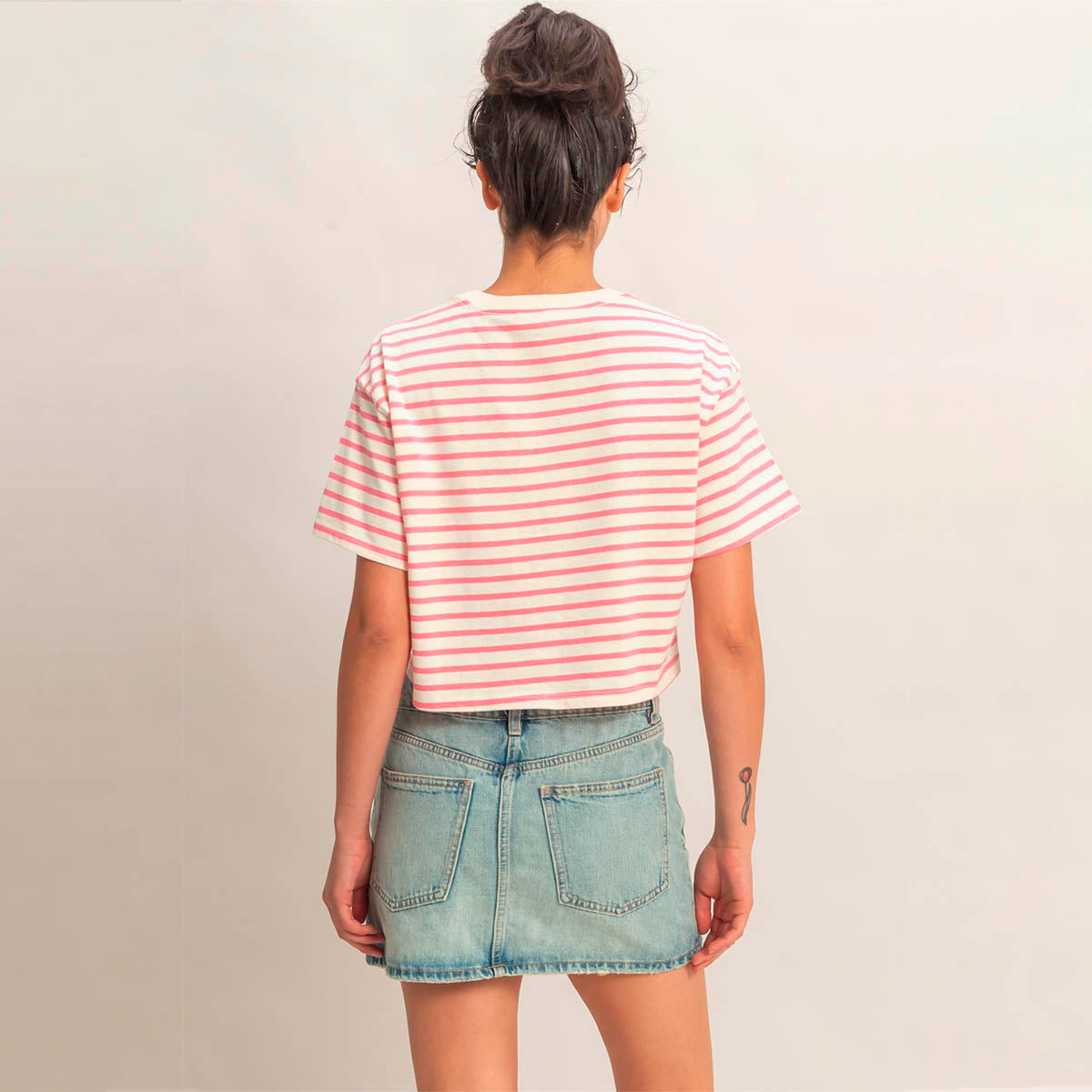 Blusa Rosa de Rayas