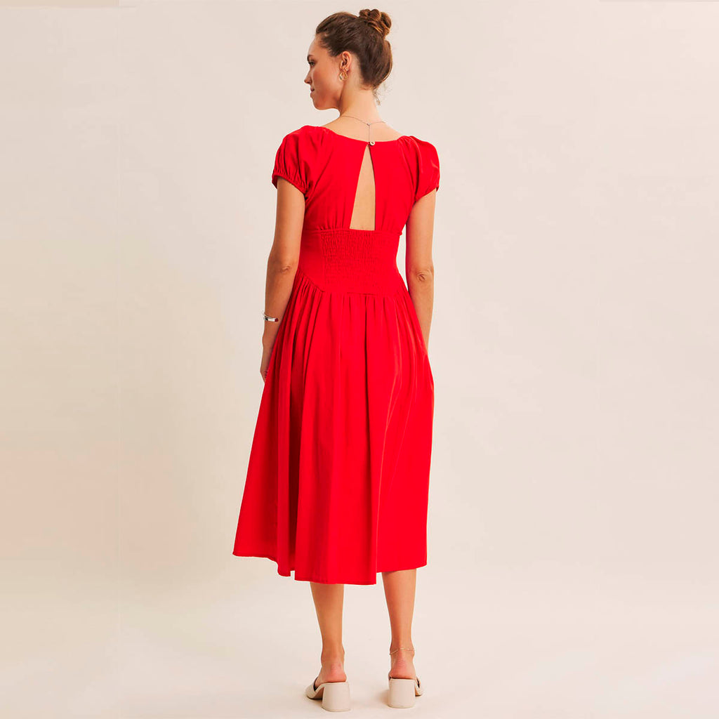 Vestido Rojo Largo