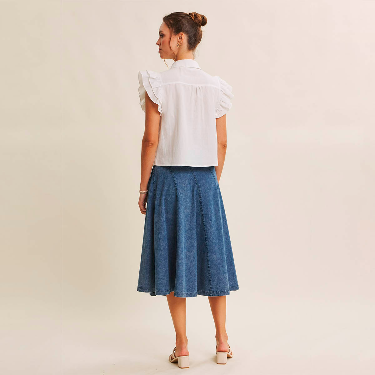 Blusa Blanca con Detalles