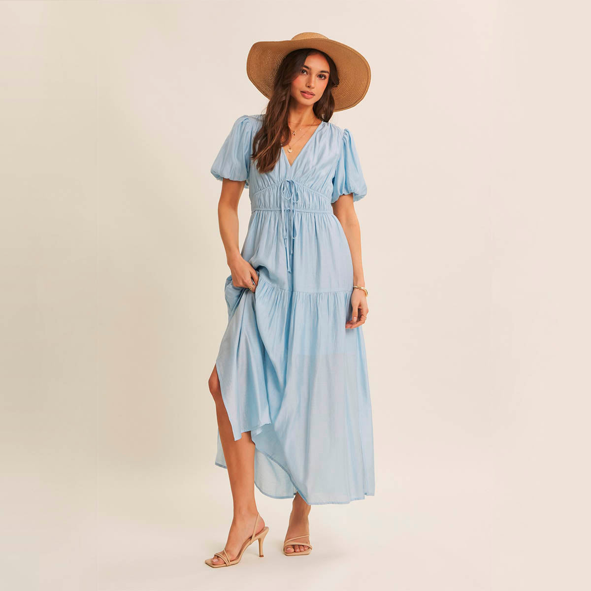 Vestido Azul Largo