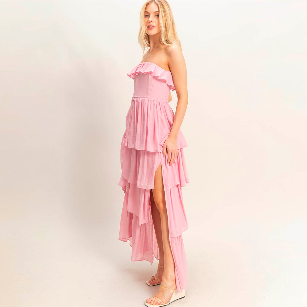 Vestido Rosa de Holanes
