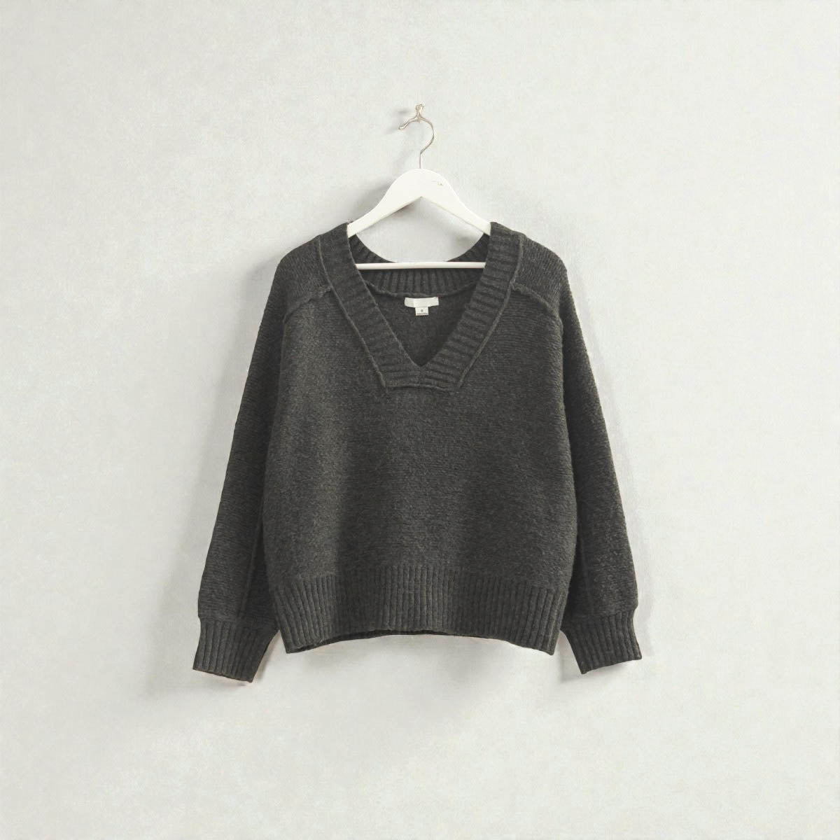 Sueter Gris de Tejido