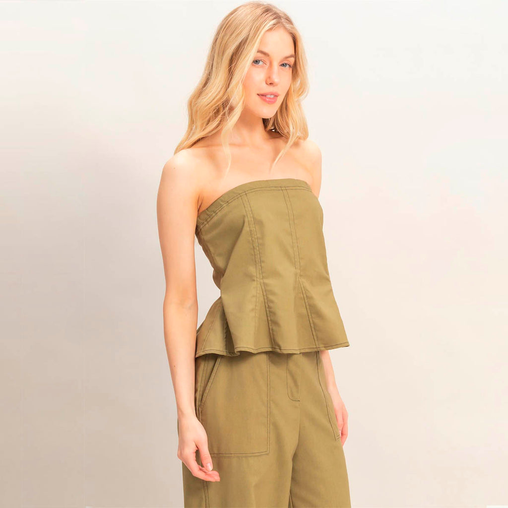 Set Verde Strapless