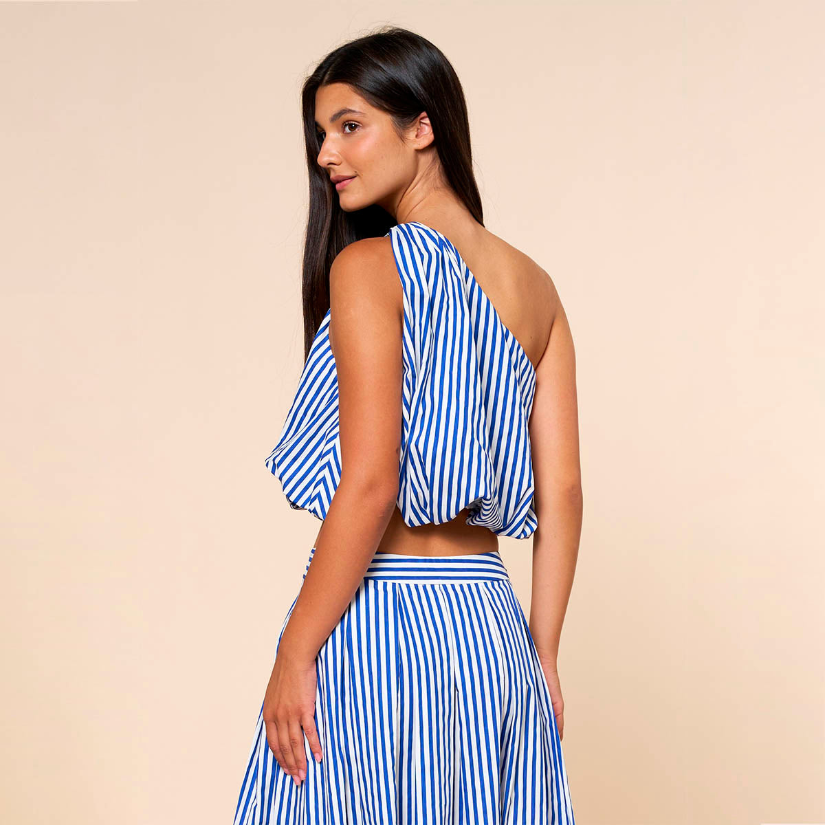Blusa Azul de Rayas