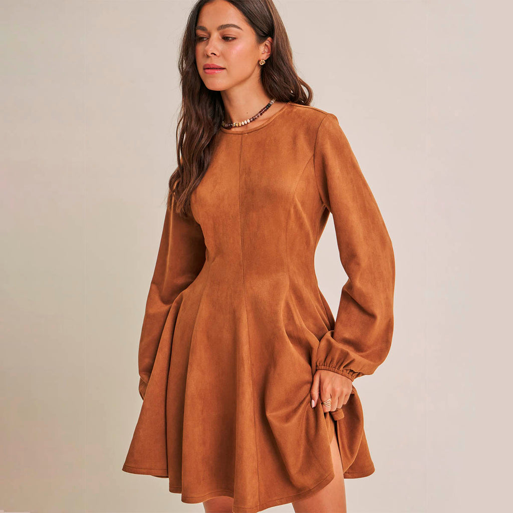 Vestido Camel