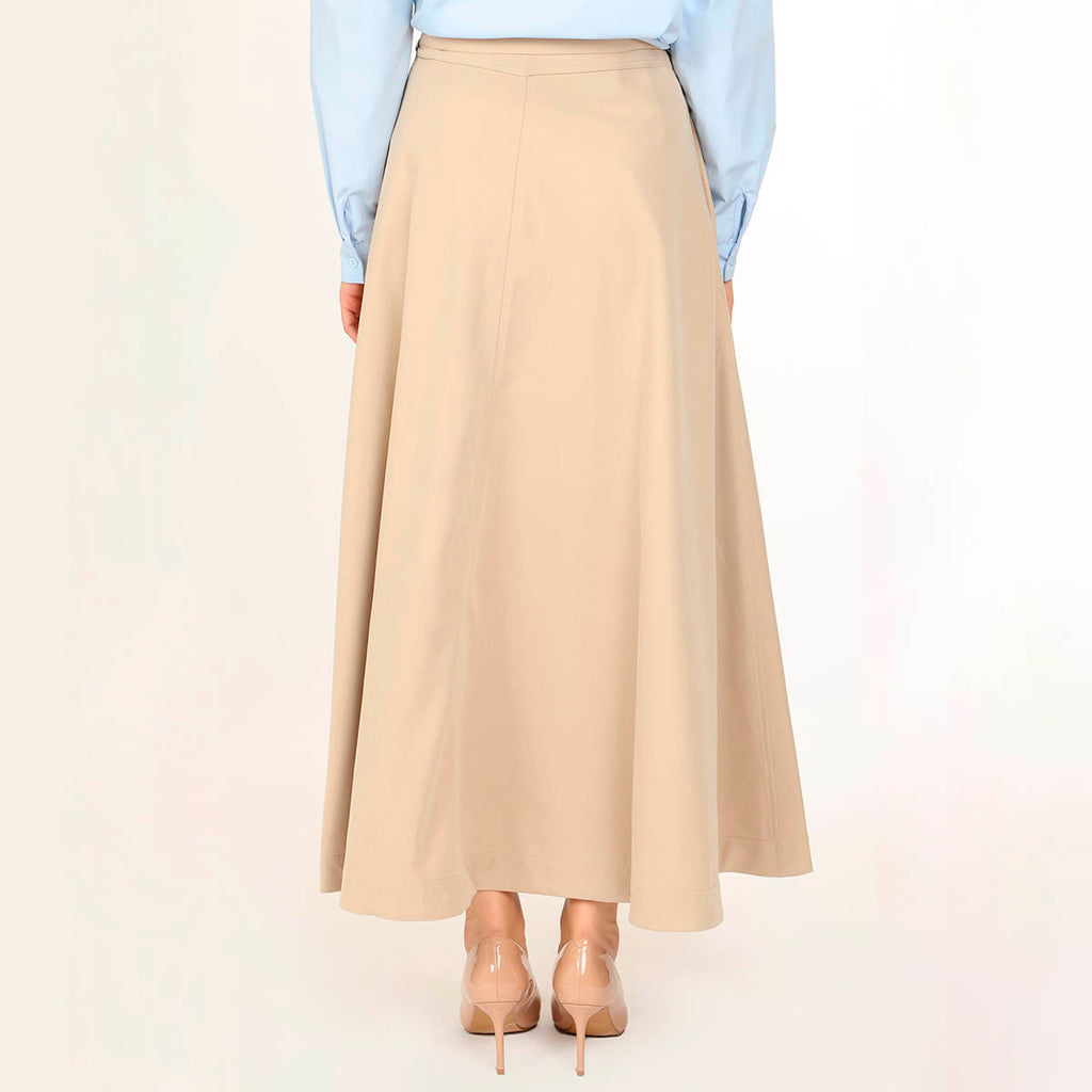 Falda Camel Larga