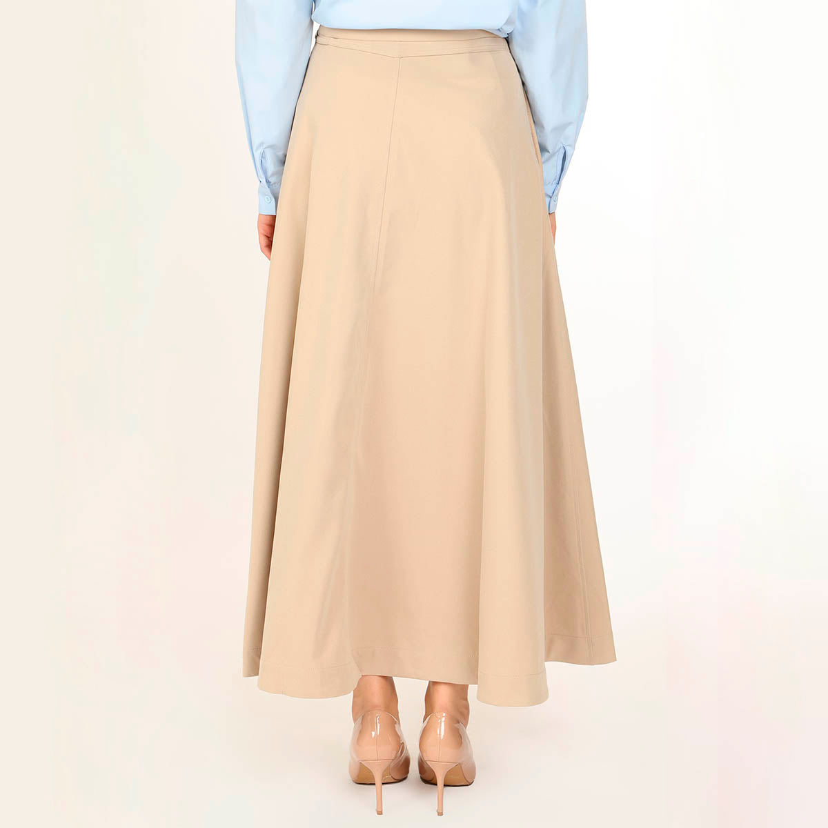 Falda Camel Larga