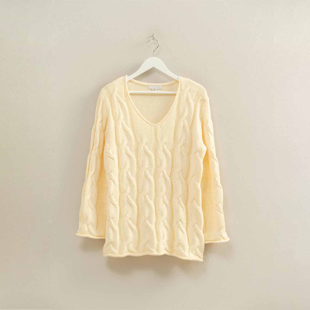 Sueter Crema de Punto