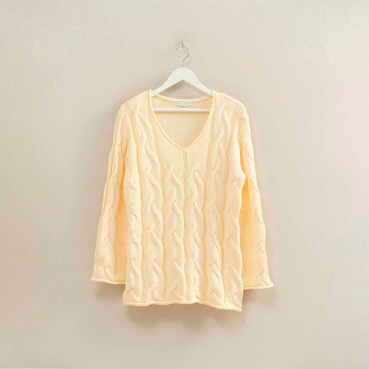 Sueter Crema de Punto