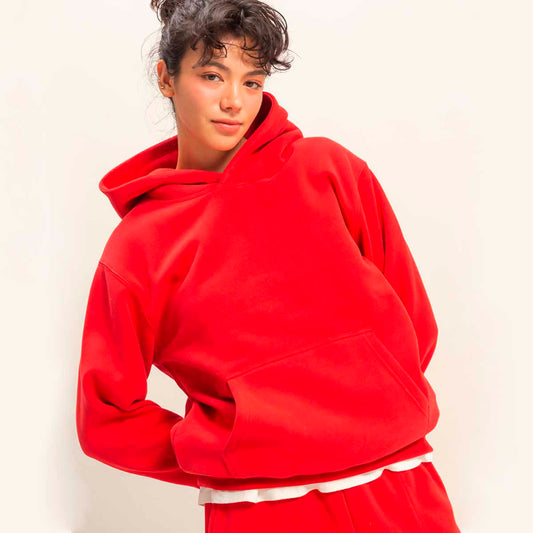 Sudadera Roja con Capucha