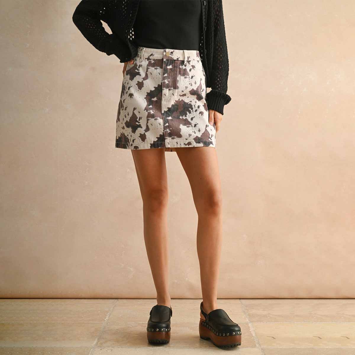 Minifalda Animal print