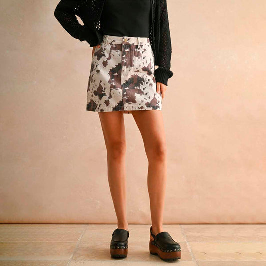 Minifalda Animal print