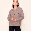Sudadera Kaki con Gorra