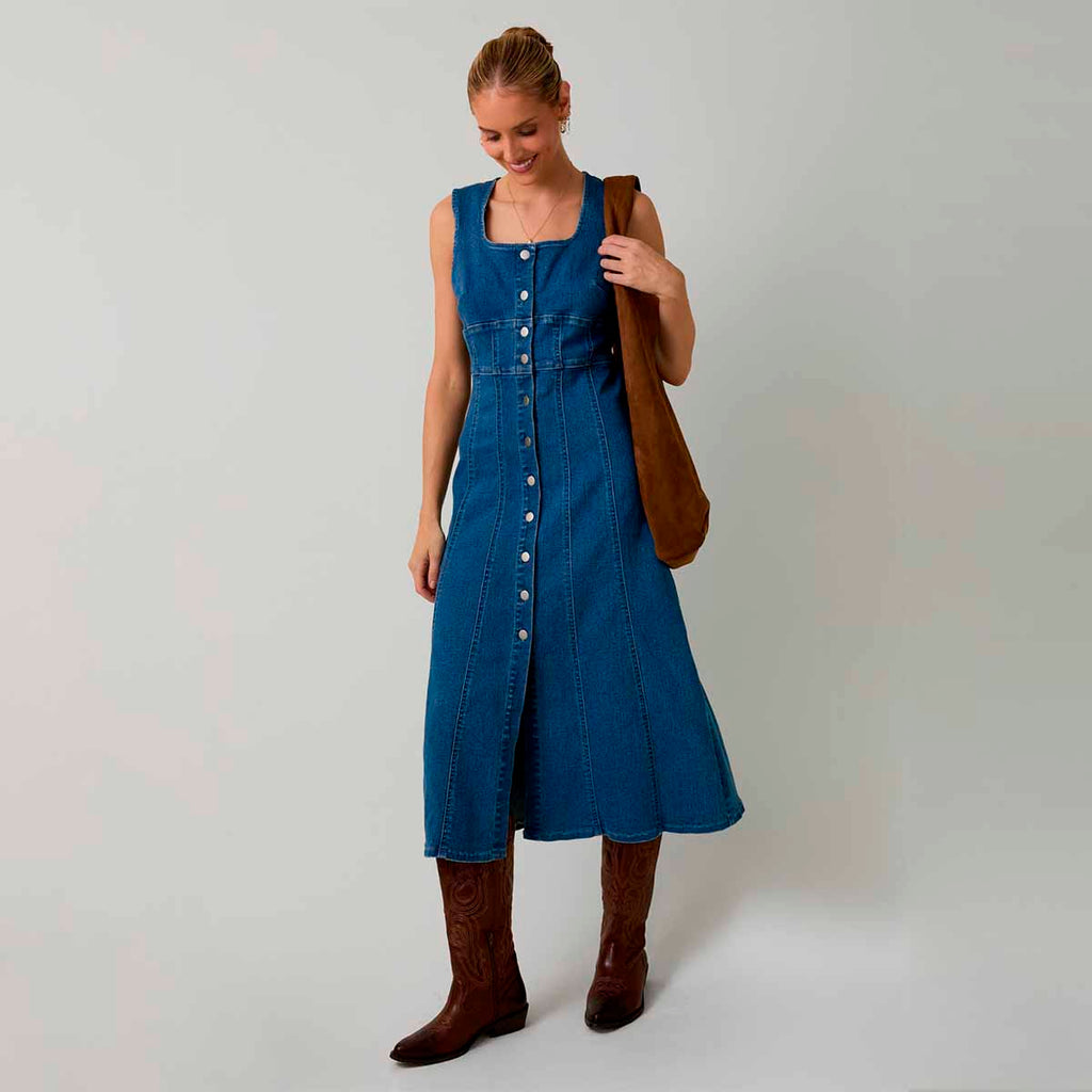 Vestido Azul de Mezclilla