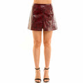 Falda Vino Croco
