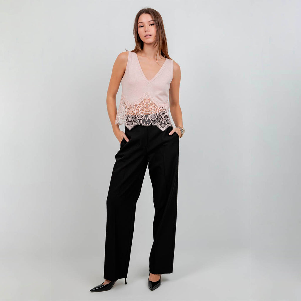 Blusa Rosa con Detalles