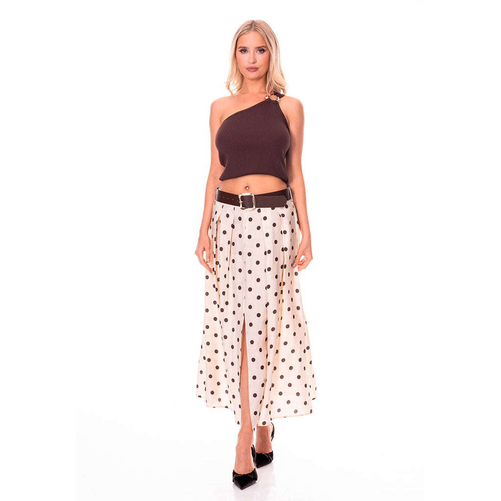 Falda Beige Larga