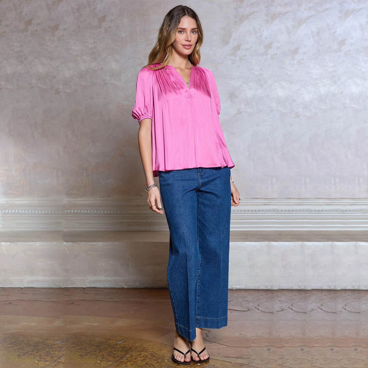 Blusa Rosa