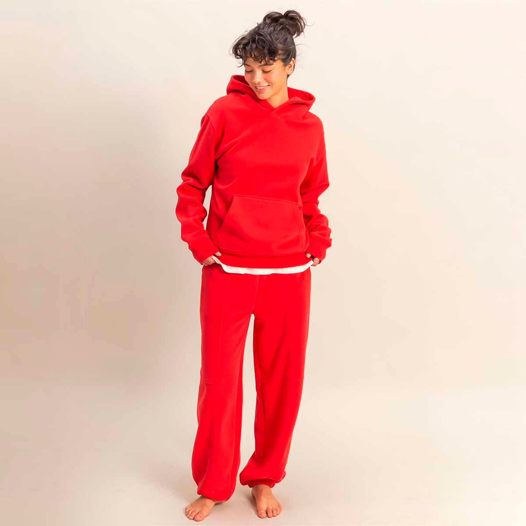 Sudadera Roja con Capucha