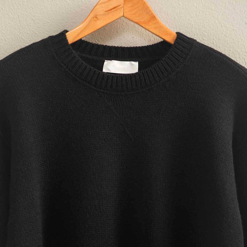 Sueter Negro Cuello Redondo
