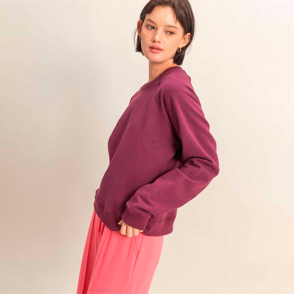 Sudadera Morada Casual