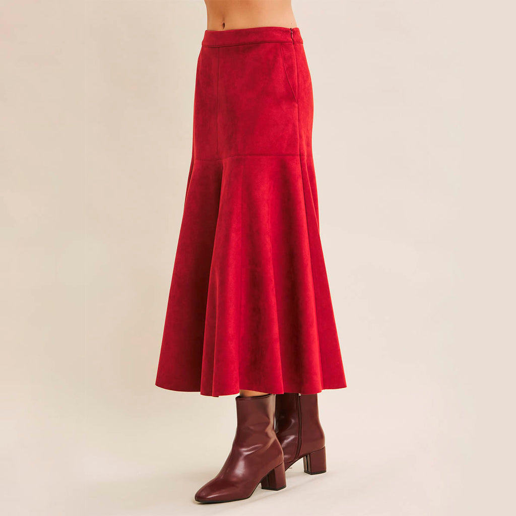 Falda Roja Larga