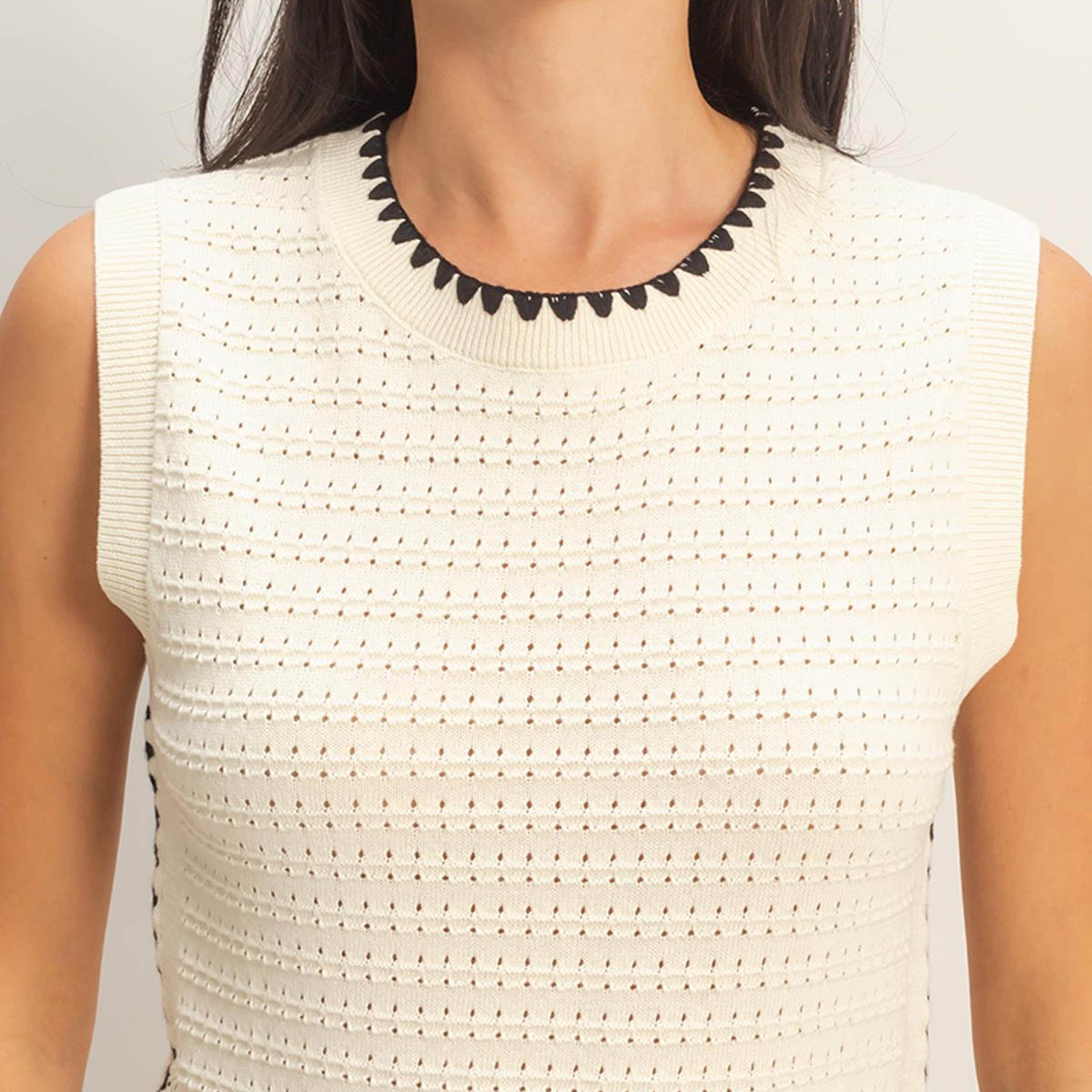 Blusa Beige con Decoracion
