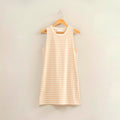 Vestido Taupe de Rayas