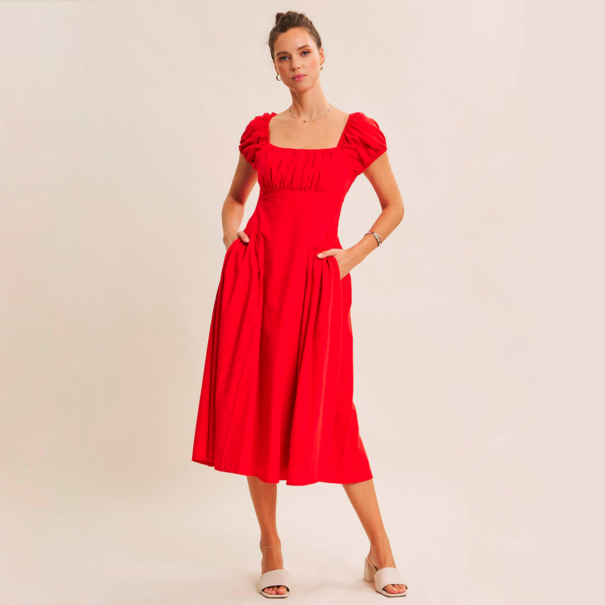 Vestido Rojo Largo