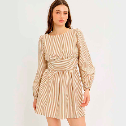 Vestido Cafe de Rayas
