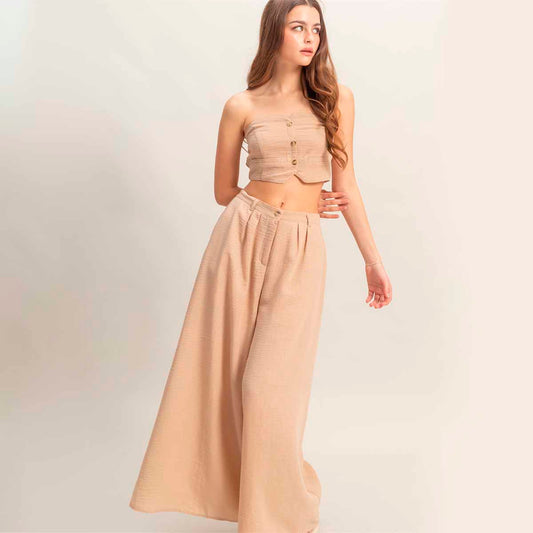 Set Beige Strapless