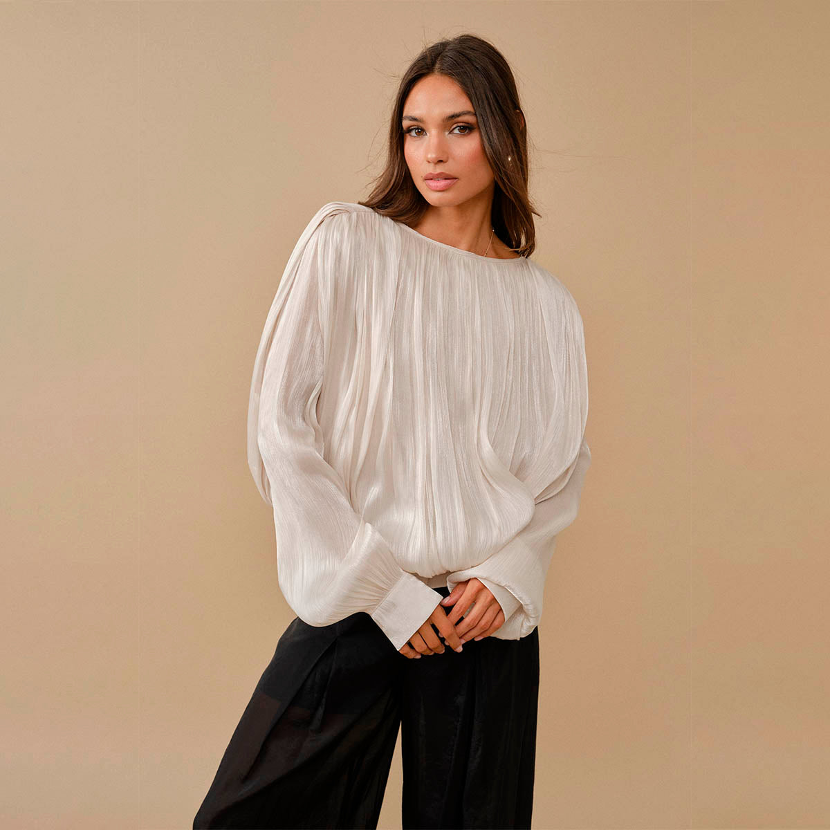 Blusa Ivory Bombacha