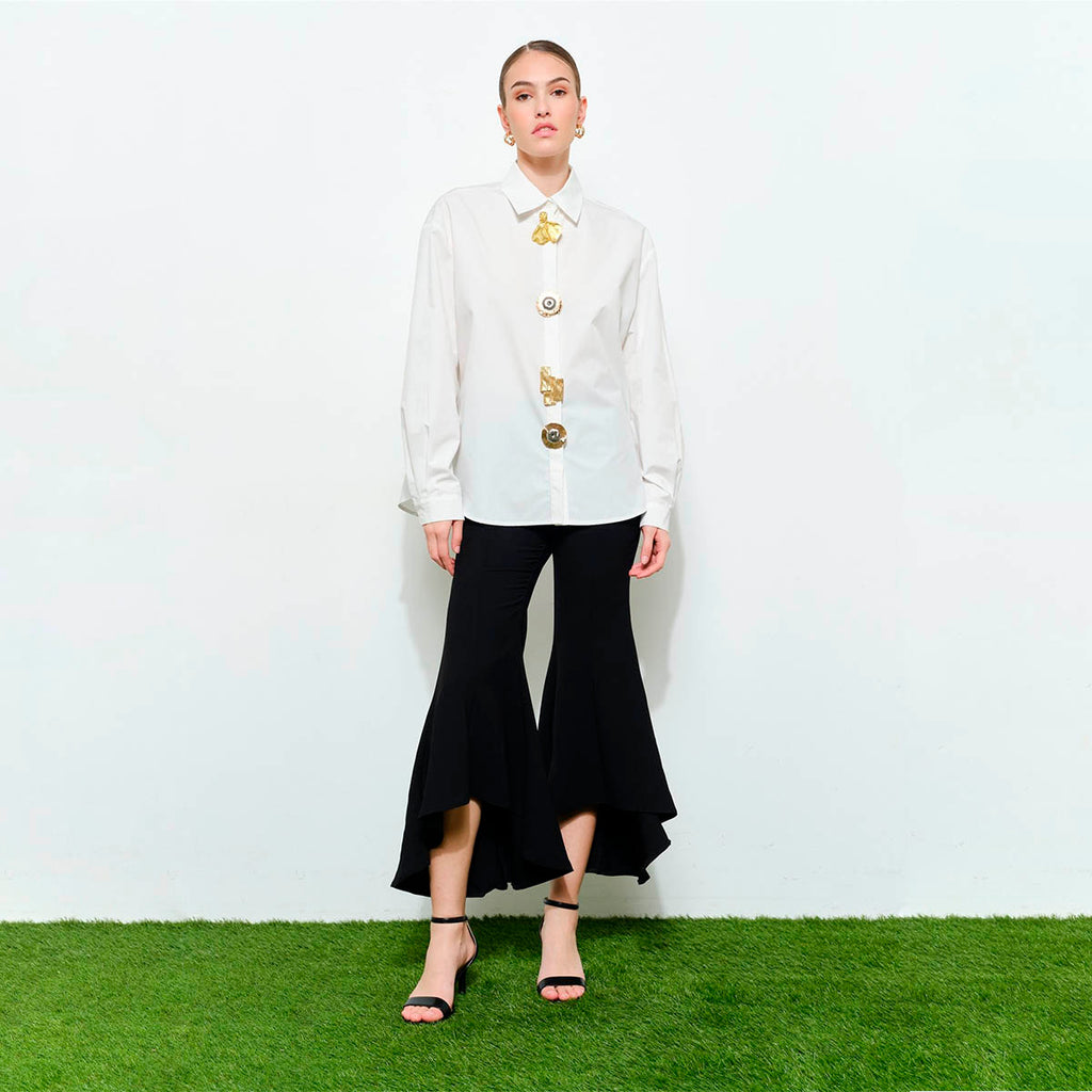 Camisa Blanca con Detalles