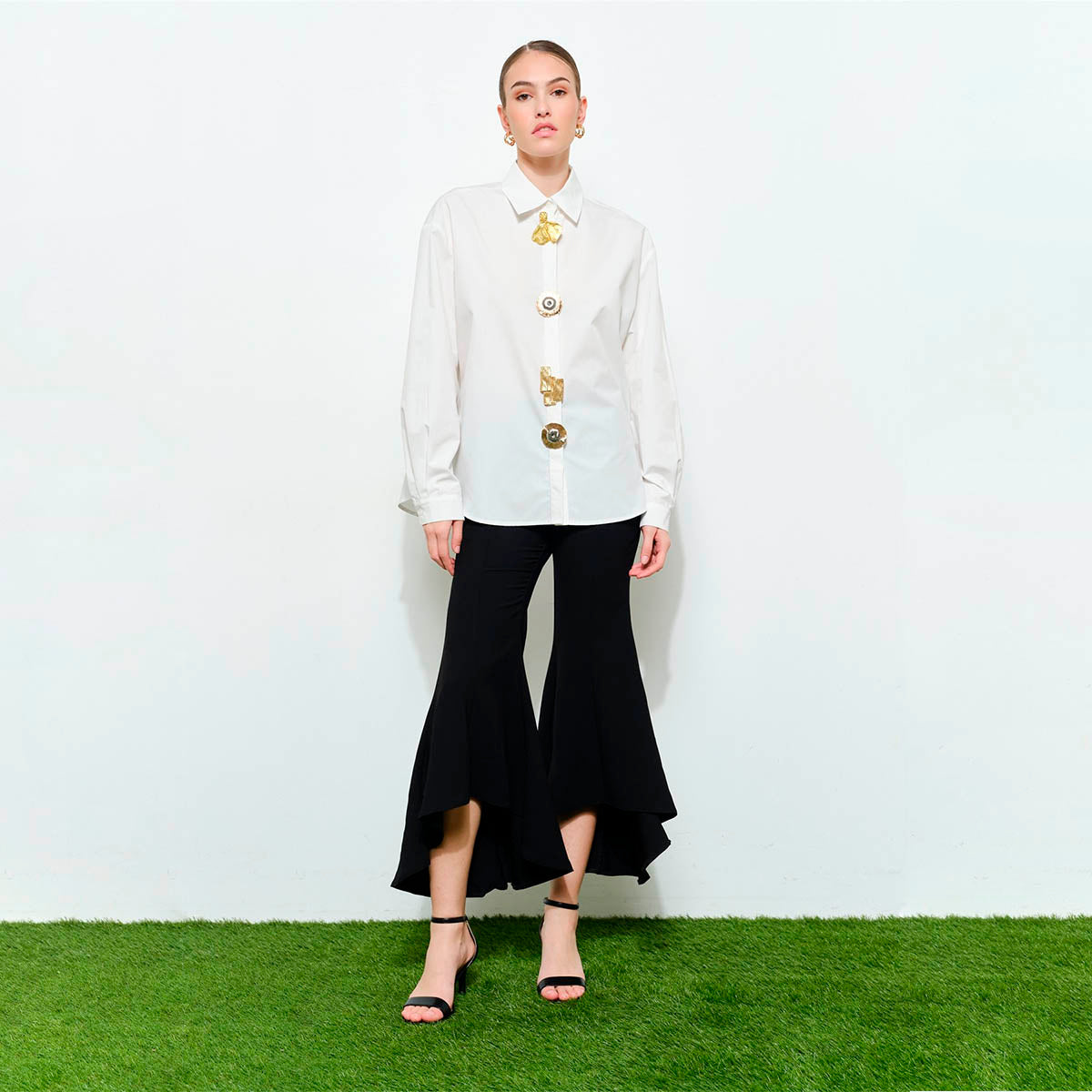 Camisa Blanca con Detalles