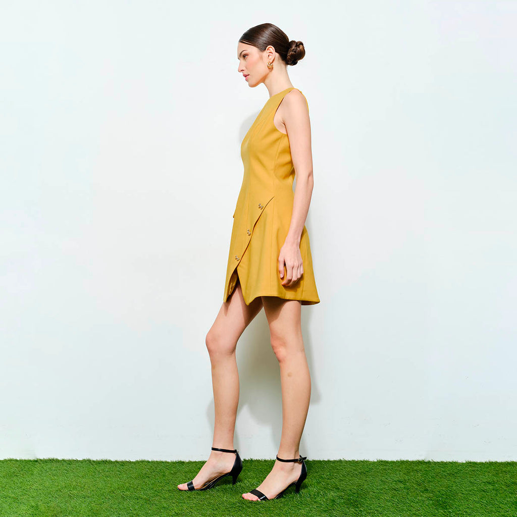 Vestido Mostaza