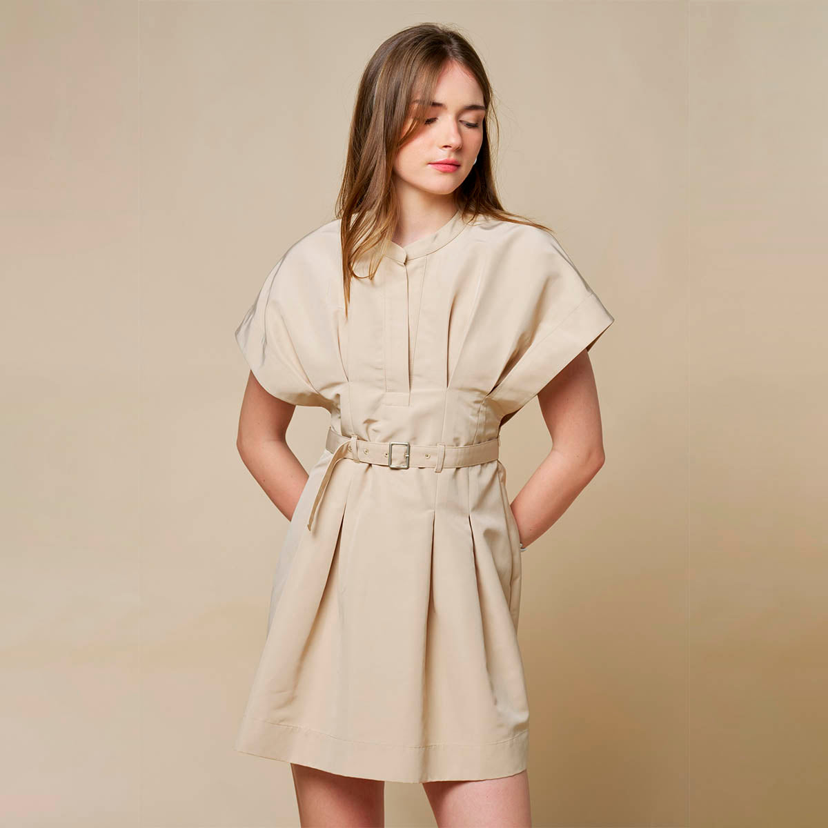 Vestido Beige