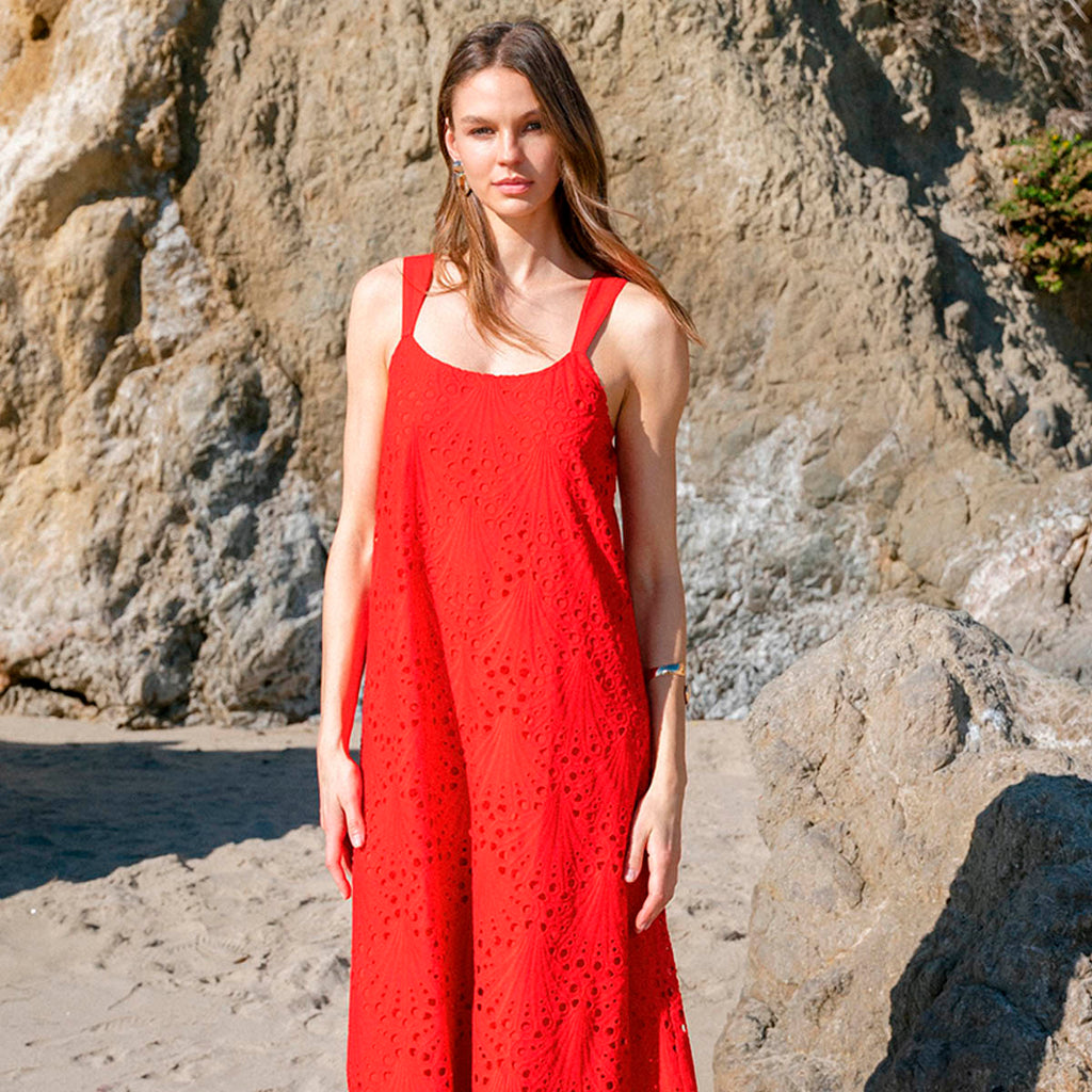 Vestido Rojo Largo