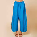 Pantalon Azul Abullonado