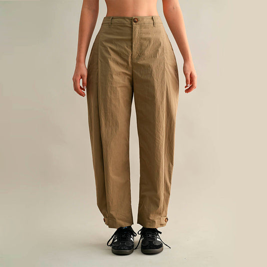 Pantalon Taupe Ancho