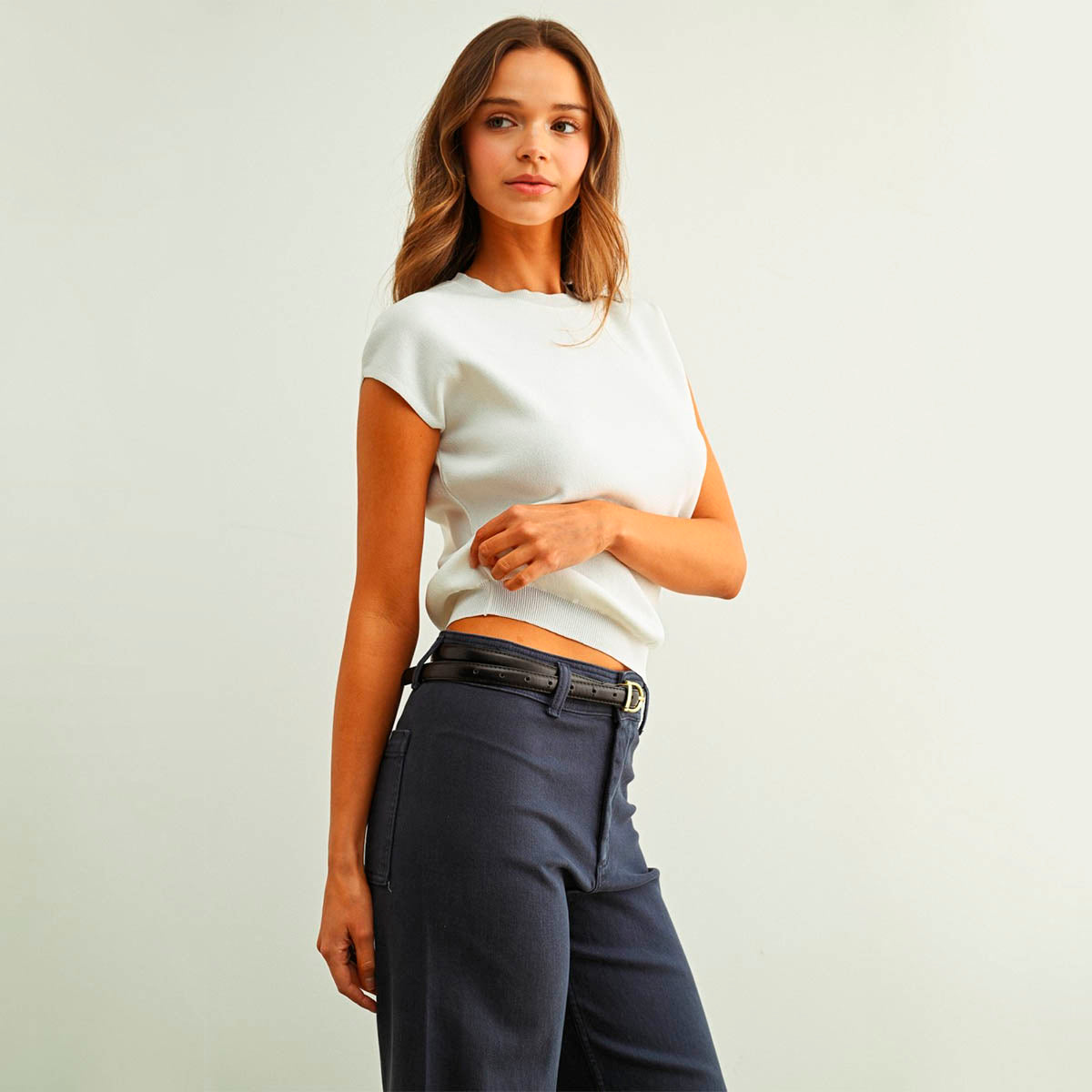Blusa Blanca Basica