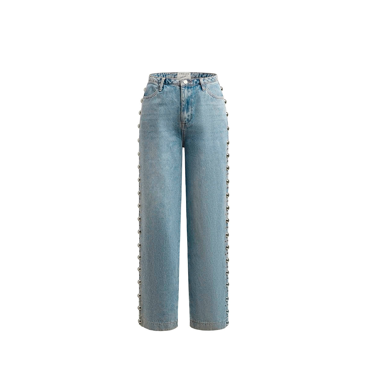 Jeans Azul con Detalles