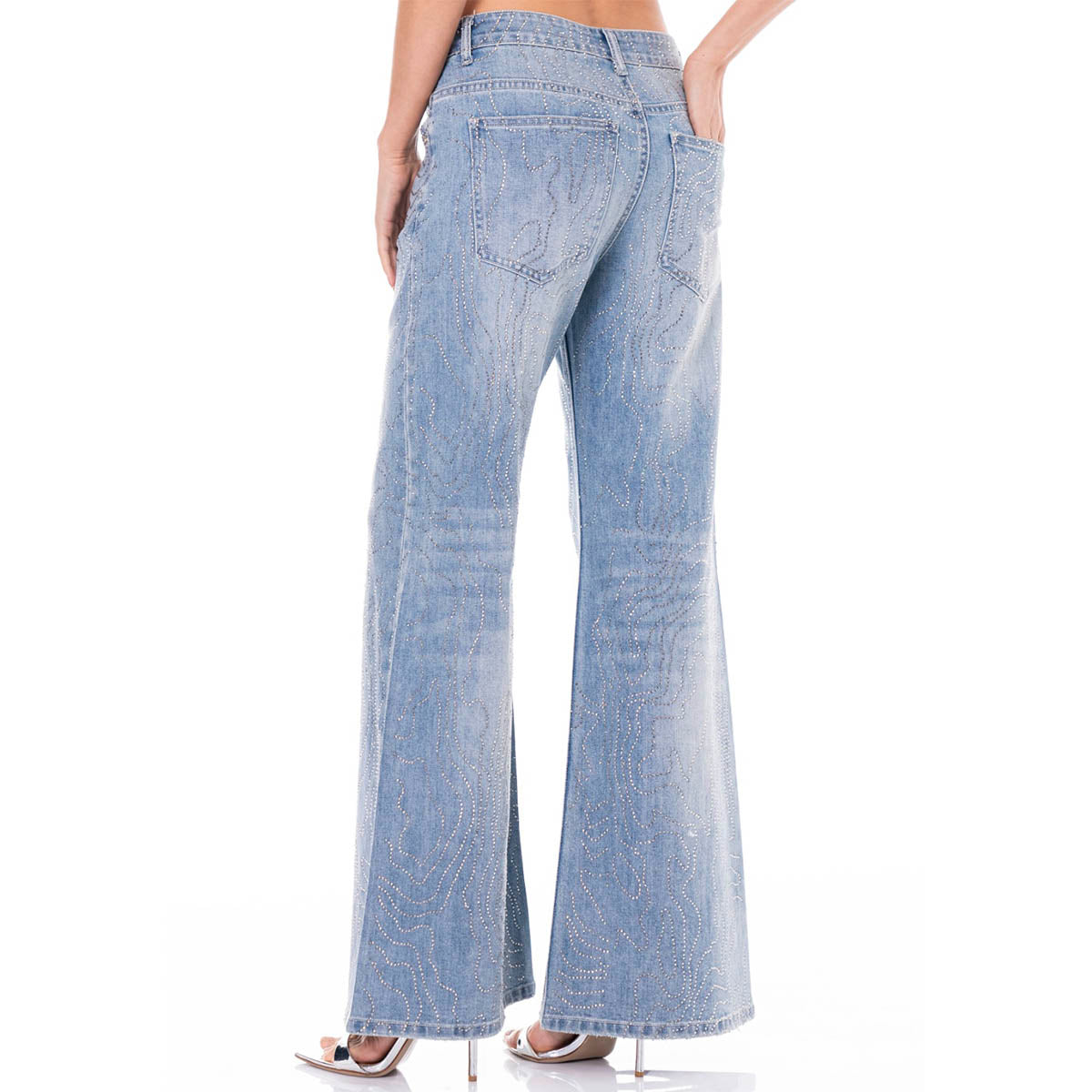Jeans Azul con Brillos