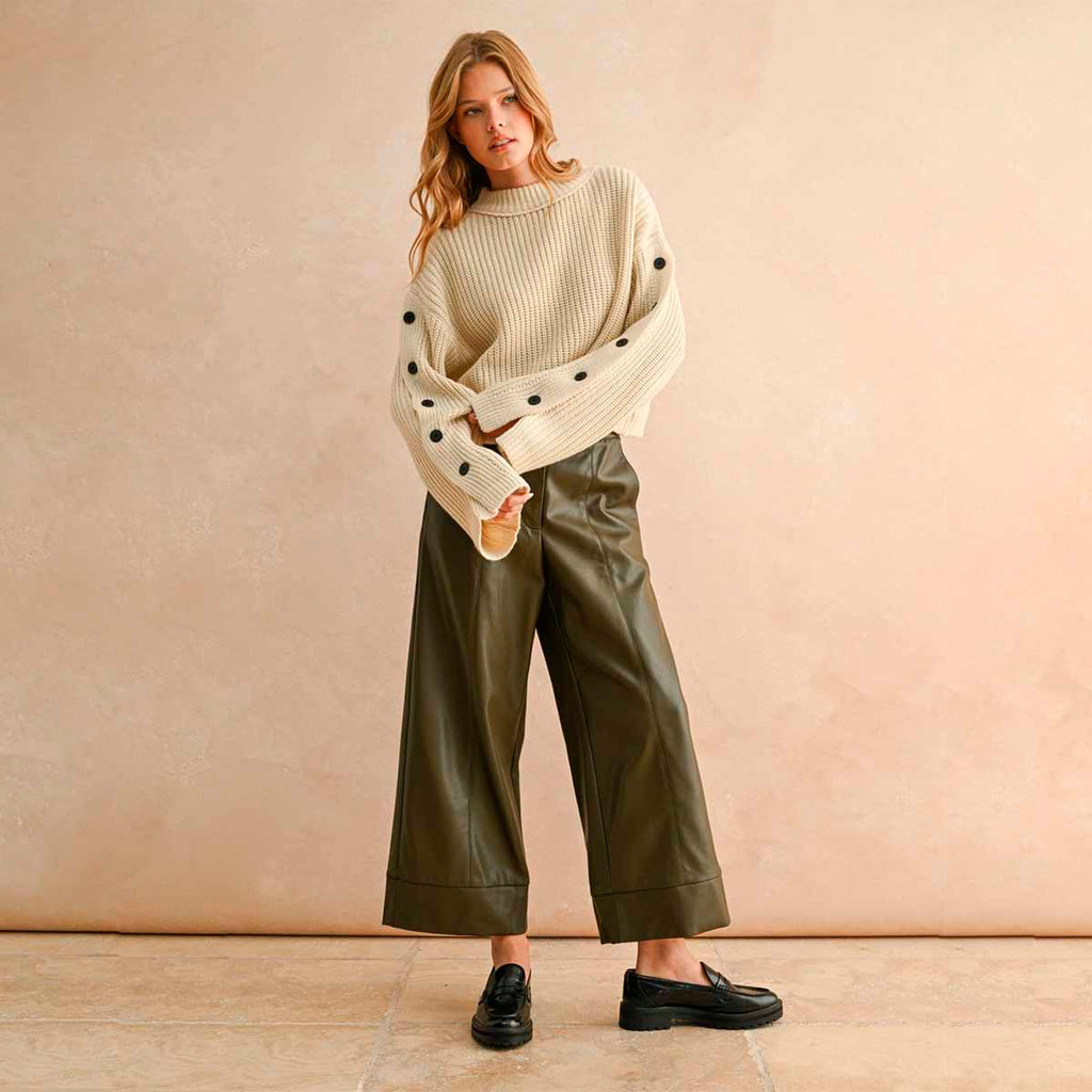 Sueter Beige de Punto