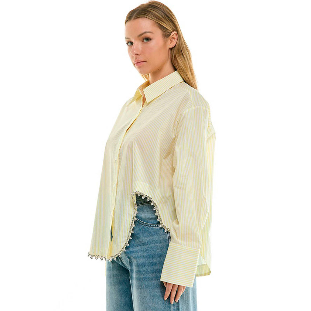 Camisa Amarilla de Rayas