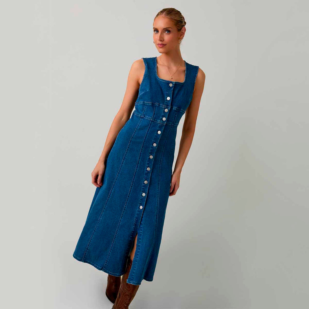 Vestido Azul de Mezclilla