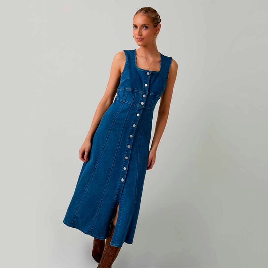 Vestido Azul de Mezclilla