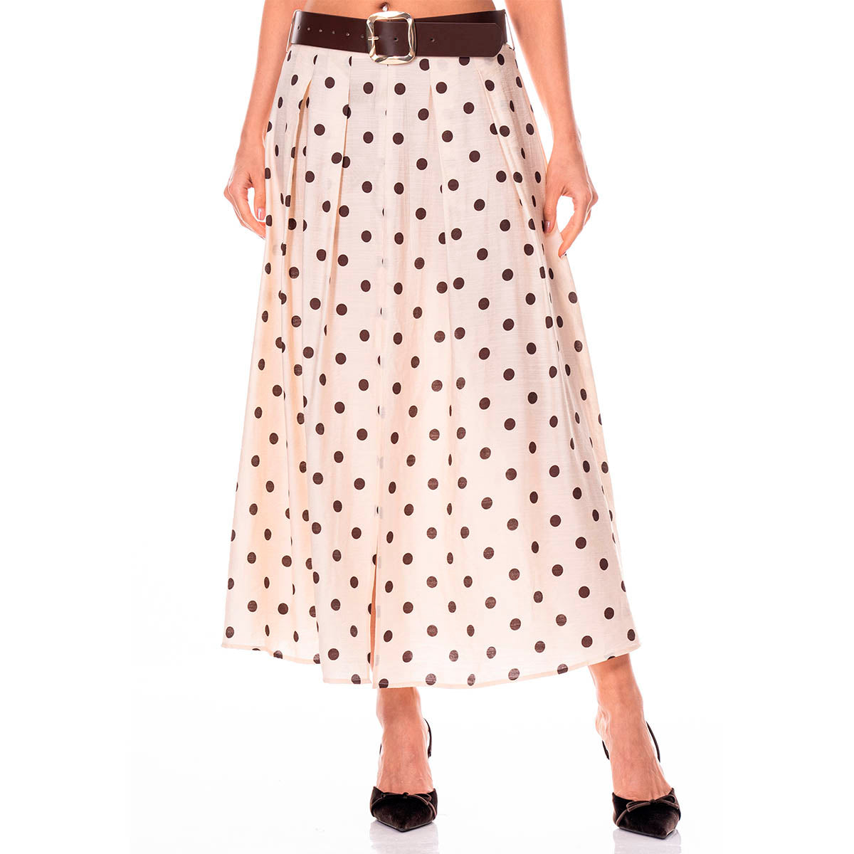 Falda Beige Larga