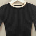 Sueter Negro con Linea Contraste