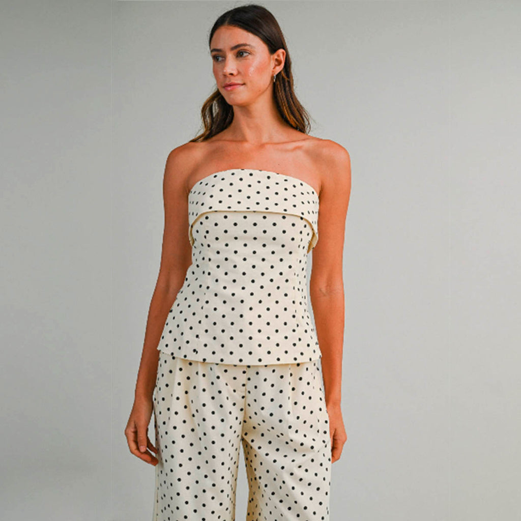 Set Beige con Estampado
